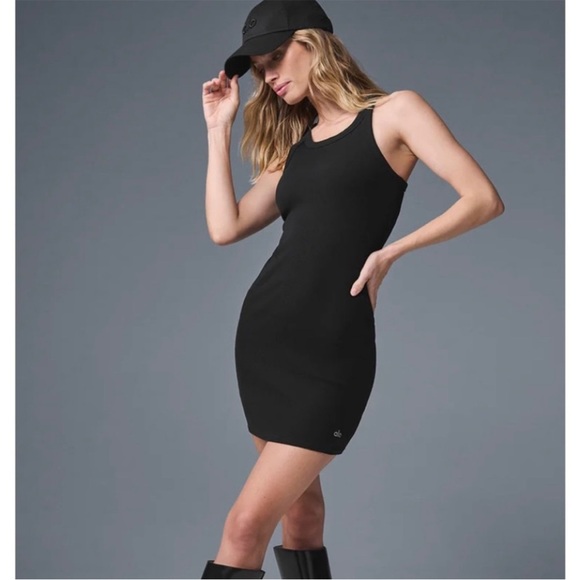 ALO Yoga Dresses & Skirts - ALO Yoga Goddess Ribbed Dress